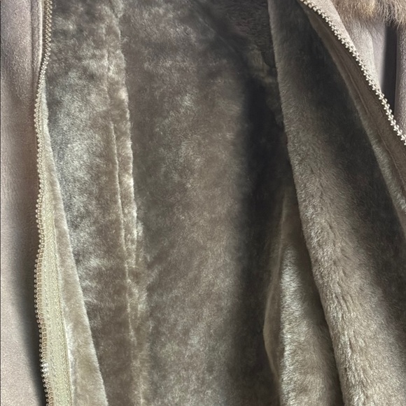 Brown  Vintage Genuine Sheepskin Jacket - Picture 7 of 8